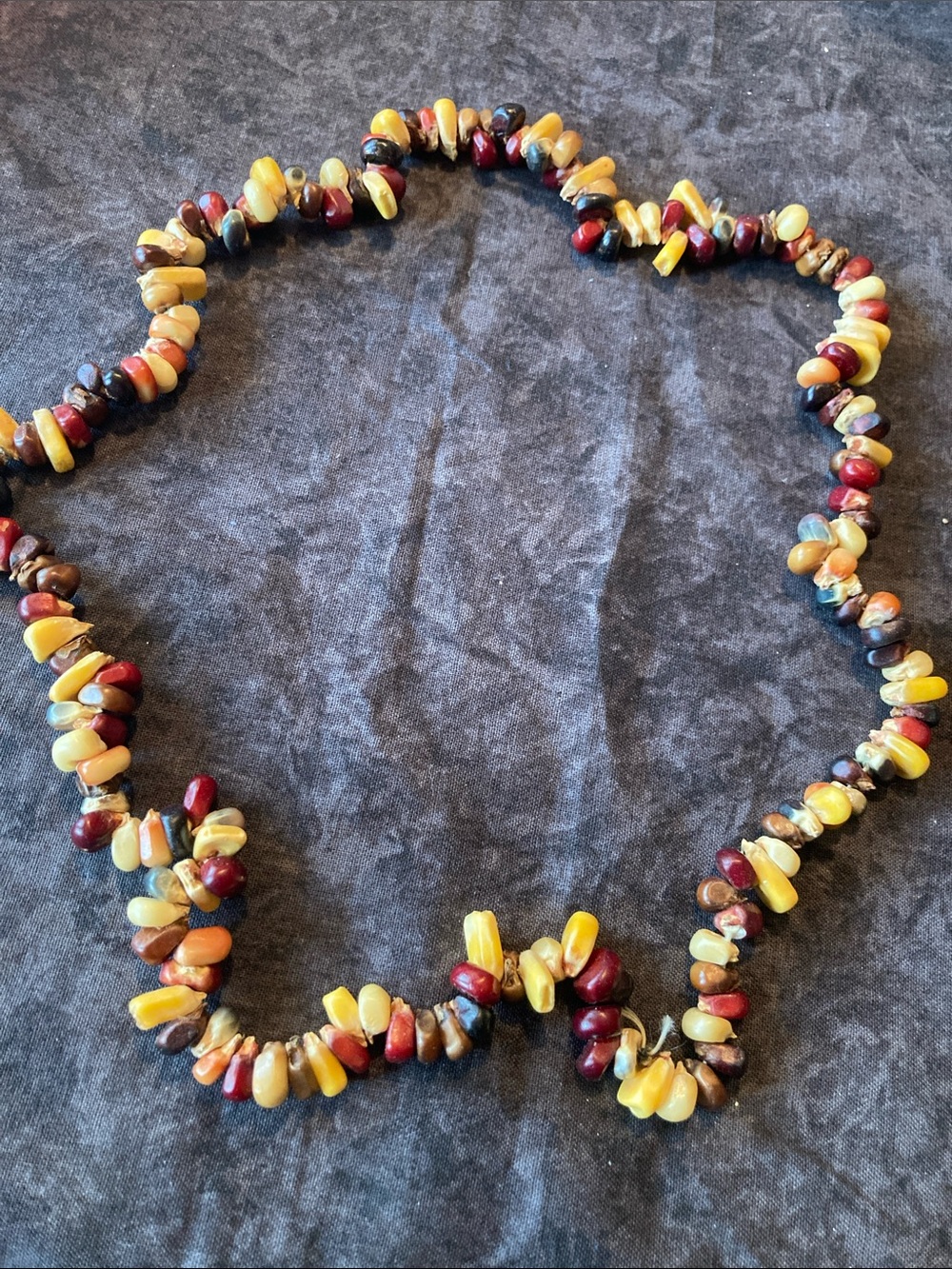 Gorgeous Boho Multi-Color Indian Corn Necklace